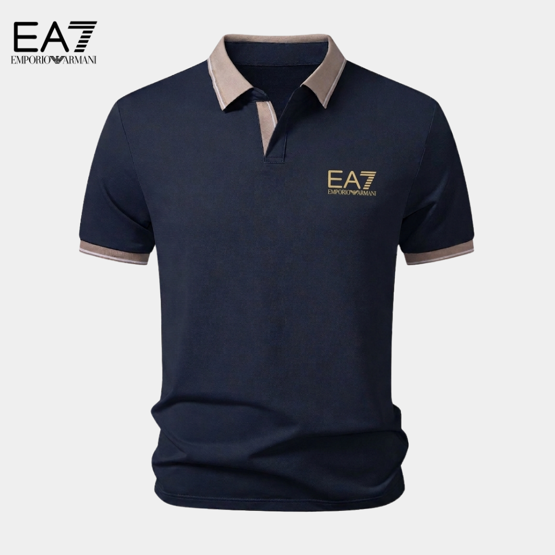 EA7™ Premium Kontrast-Polo