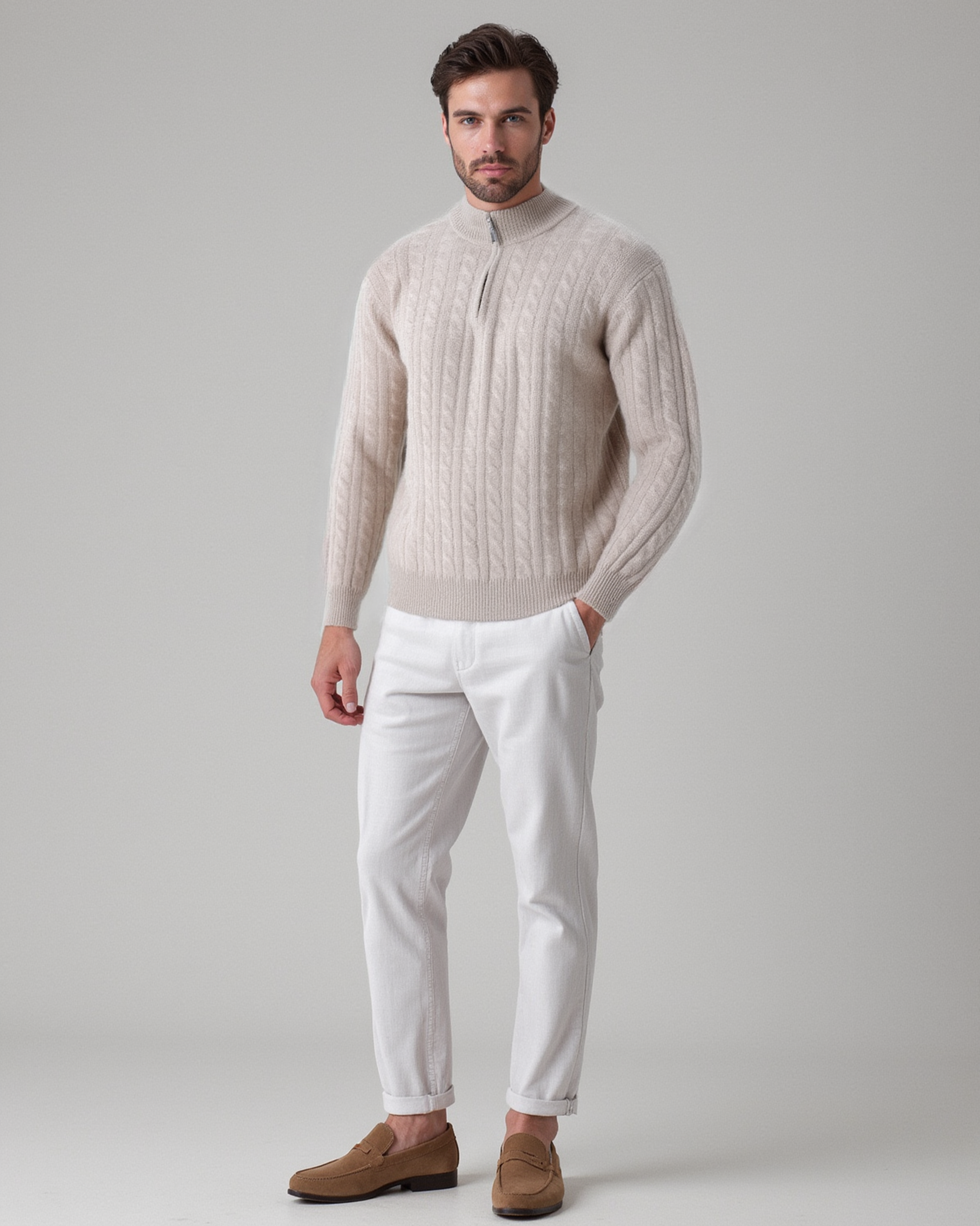 Teodore Chunky Half-Zip