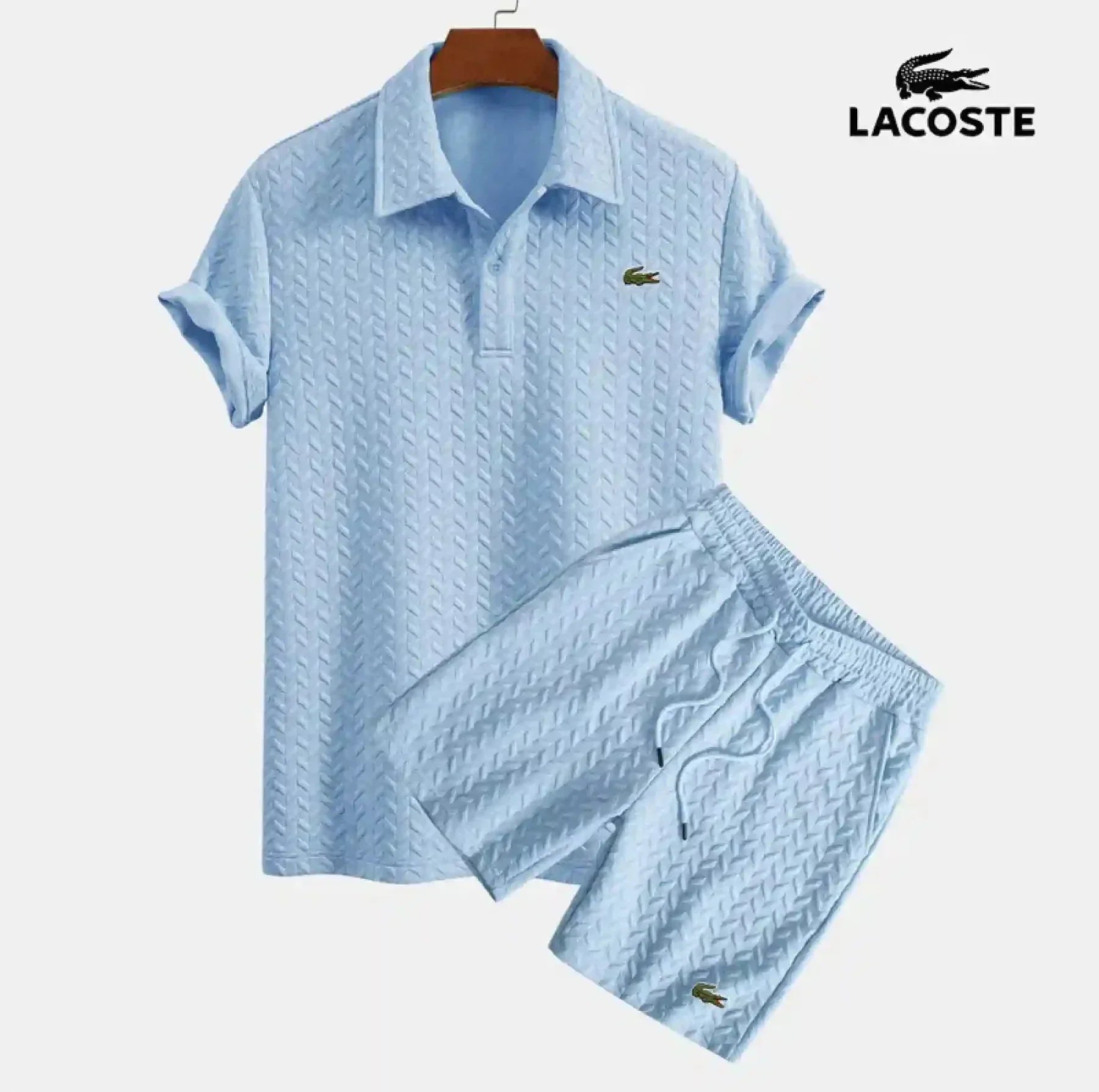 LC™ | Gitter-Polo- und Shorts-Set