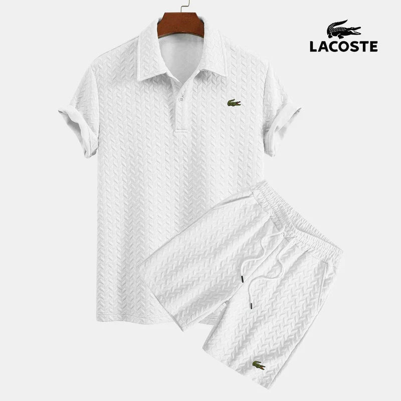 LC™ | Gitter-Polo- und Shorts-Set